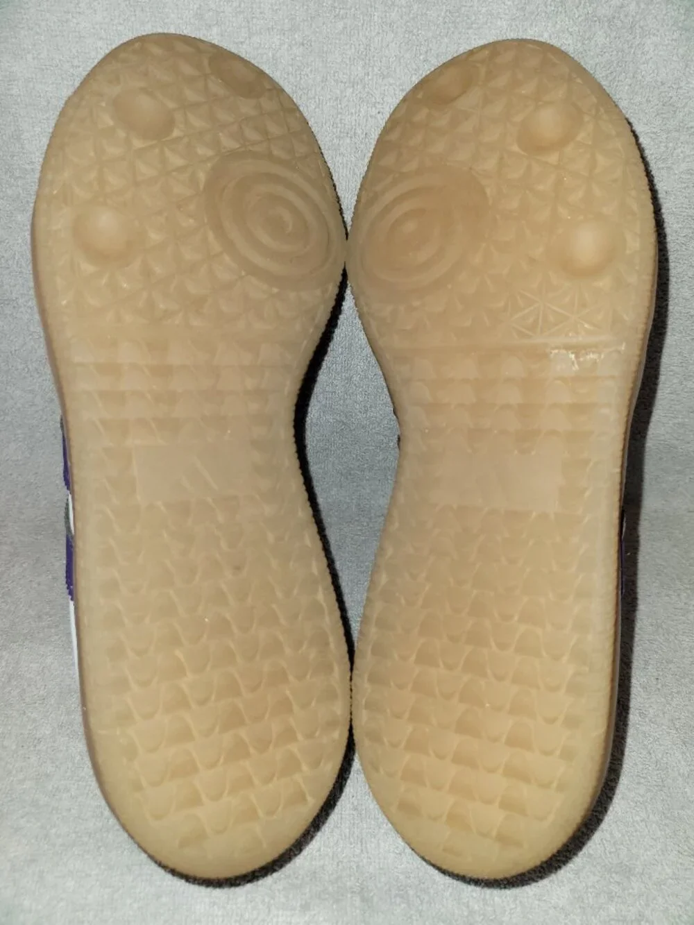 Adidas Samba Men's Size 8 Messi White Purple Tan Gum Sneakers IH8161 (#2258)